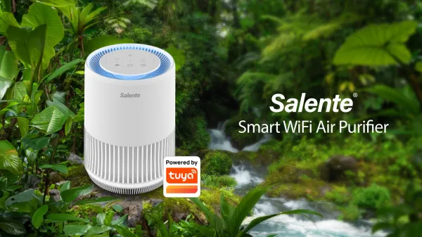 Salente MaxClean, inteligentná čistička vzduchu, WiFi Tuya SmartLife, biela