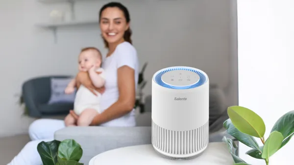 Salente MaxClean, inteligentná čistička vzduchu, WiFi Tuya SmartLife, biela