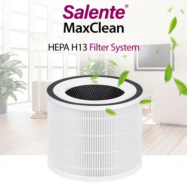 Salente MaxClean, inteligentná čistička vzduchu, WiFi Tuya SmartLife, biela