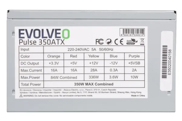 Evolve Pulse 350W EP350PP12B