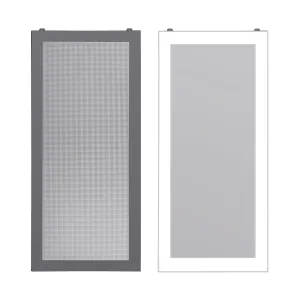 EVOLVEO Ptero Q2+, 2x predný panel - sklo/mriežka, 4x ventilácia, skriňa ATX - bielá