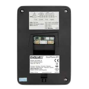 EVOLVEO DoorPhone AP1- 2 drôtový videotelefón s aplikáciou čierny
