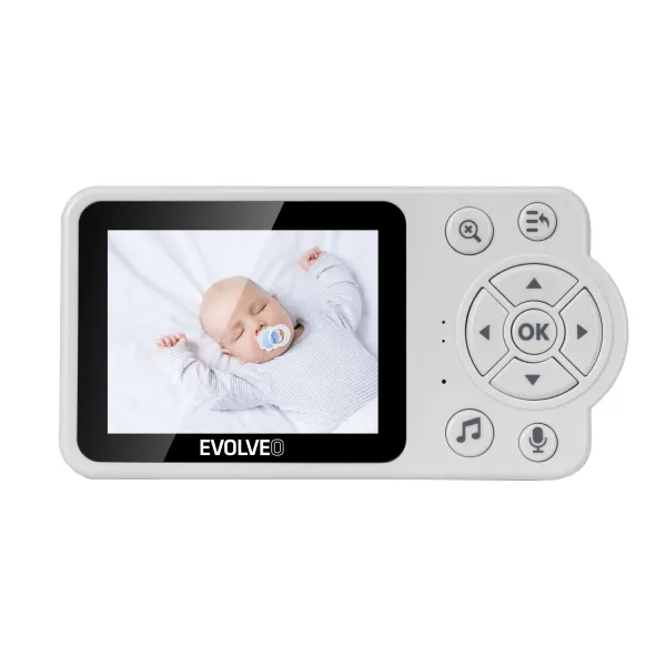 EVOLVEO Baby Monitor N3, LCD displej, IR přísvit, modrá