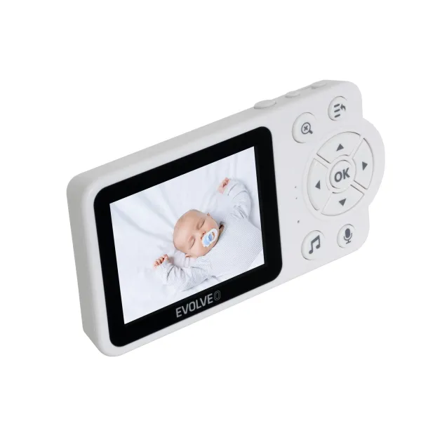 EVOLVEO Baby Monitor N3, LCD displej, IR přísvit, modrá