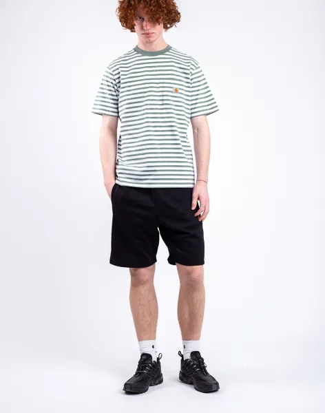Carhartt WIP Chase Sweat Short "Black Gold" (I033669-00FXX)