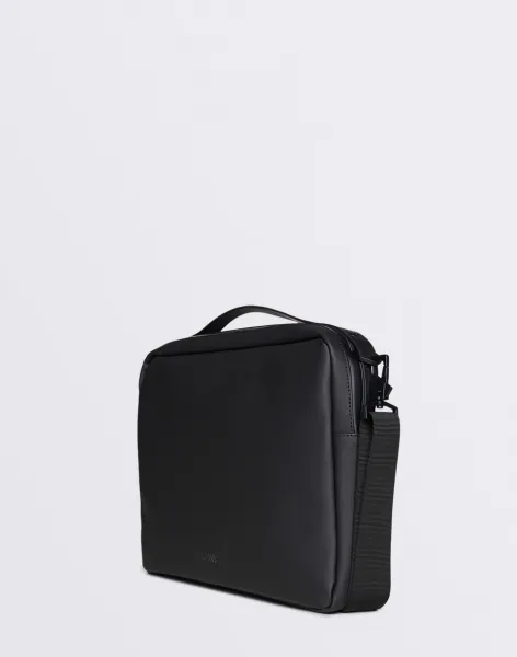 Taška na notebook Rains 13280 Messenger Bags čierna farba