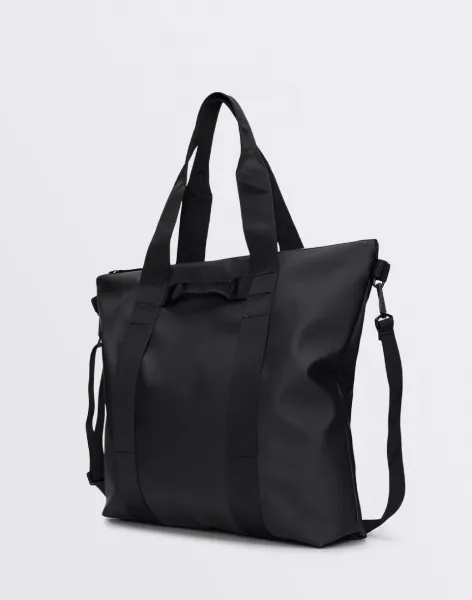 Rains Tote Bag 01 Black