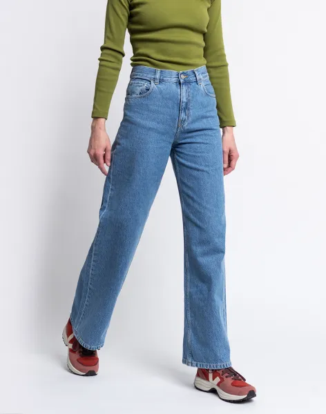 Carhartt WIP Jane Pant W Heavy Stone Wash "Blue" (I030497-0160)