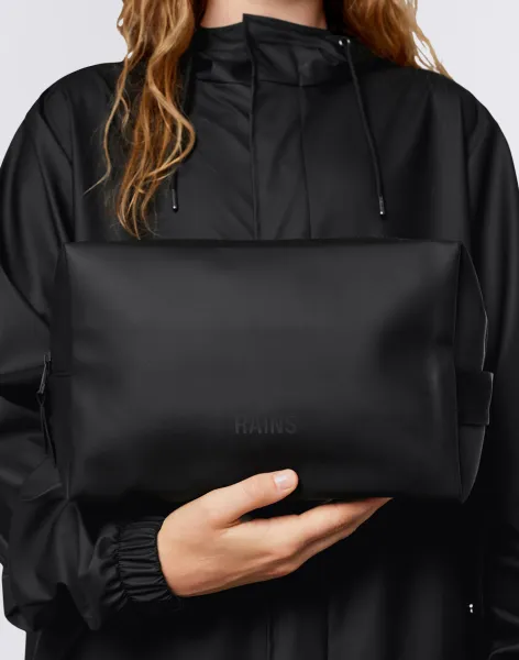 Kozmetická taška Rains Wash Bag Large 15590.01-Black, čierna farba