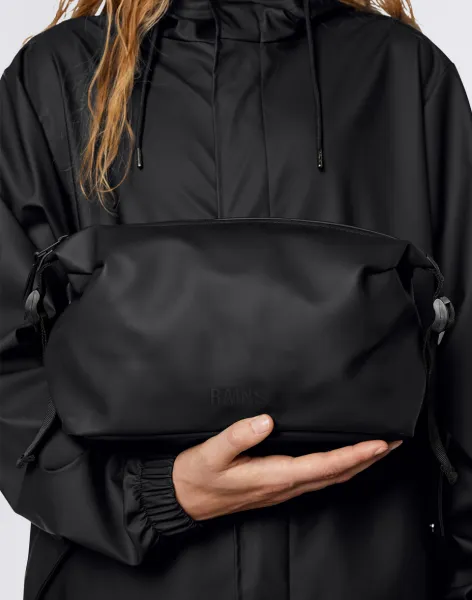 Rains Weekend Wash Bag 01 Black