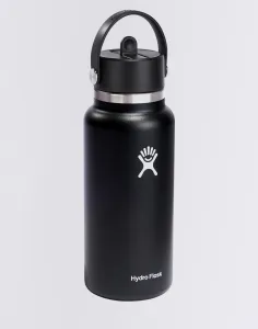Hydro Flask Wide Mouth with Flex Straw Cap 32 oz (946 ml) Black