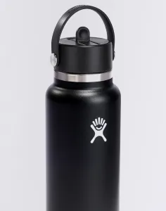 Hydro Flask Wide Mouth with Flex Straw Cap 32 oz (946 ml) Black
