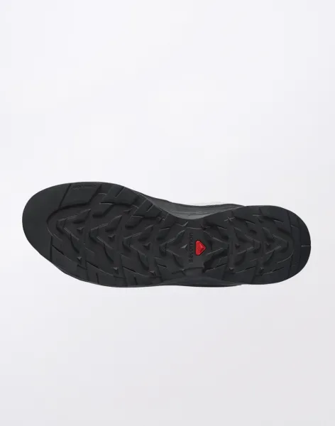 Salomon X-Alp Leather Black/Castlerock/Citron 44 2/3