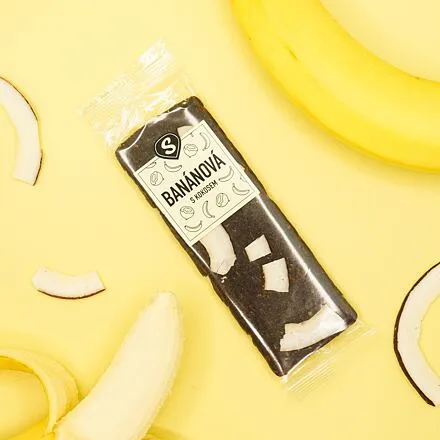 Banánová tyčinka s kokosom váha 50g