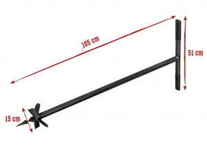 Zemný vrták CAPO 150 mm CASW-150/ER-CAPO