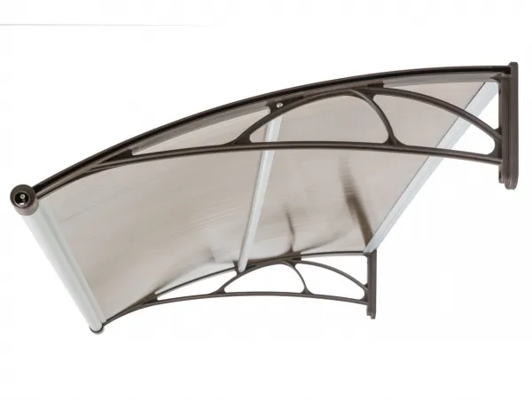 Vchodová strieška VALTELLINA 150 x 82 cm hnedá / bronz GU7315181