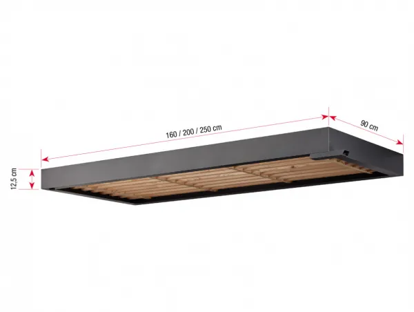 Vchodová strieška Guttavordach BS Timber-Line, 200 x 90 cm GU7600106