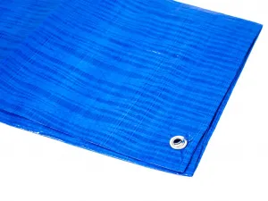 Plachta krycia vystužená modrá 2 x 3 m, 60 g/m2 BRPL2/3