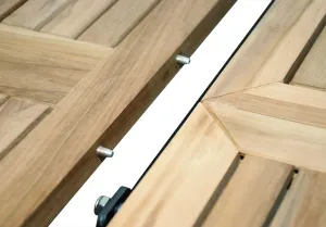 Stôl CONCEPT, rozkladacia, s teakovou doskou DP266CO101732