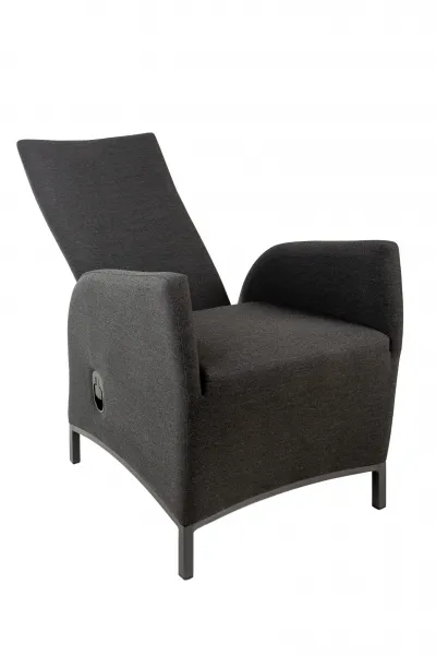 Záhradné kreslo PARIS LIKA-TEX antracit, luxusné, otočné DPMG22-S1-347A