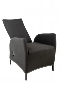 Záhradné kreslo PARIS LIKA-TEX antracit, luxusné, otočné DPMG22-S1-347A