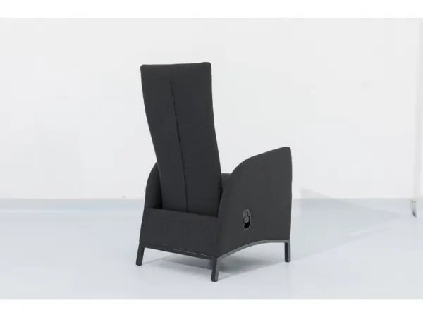 Záhradné kreslo PARIS LIKA-TEX antracit, luxusné, otočné DPMG22-S1-347A