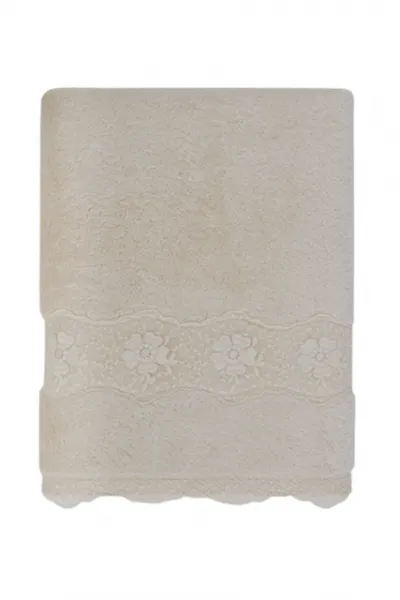 Soft Cotton Osuška STELLA s čipkou 85x150cm