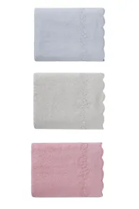 Soft Cotton Osuška SILVIA s čipkou 85x150cm