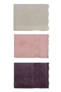 Soft Cotton Osuška STELLA s čipkou 85x150cm