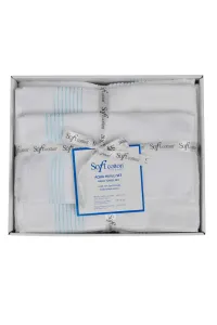 Soft Cotton Darčeková sada uterákov a osušiek AQUA