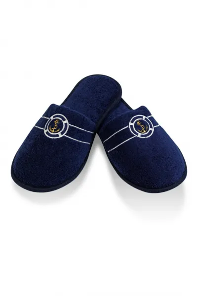 Soft Cotton Luxusný pánsky župan + uterák + papuče MARINE MAN