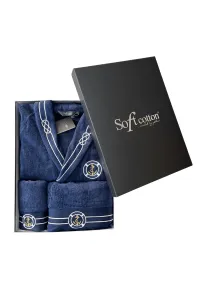 Soft Cotton Luxusný pánsky župan MARINE MAN s uterákom a s osuškou