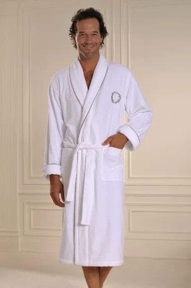 Soft Cotton Luxusný pánsky župan SEHZADE s uterákom a s papučky