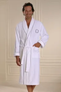 Soft Cotton Luxusný pánsky župan SEHZADE s uterákom a s papučky