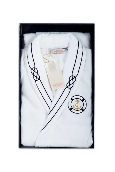 Soft Cotton Luxusný pánsky župan MARINE MAN v darčekovom balení
