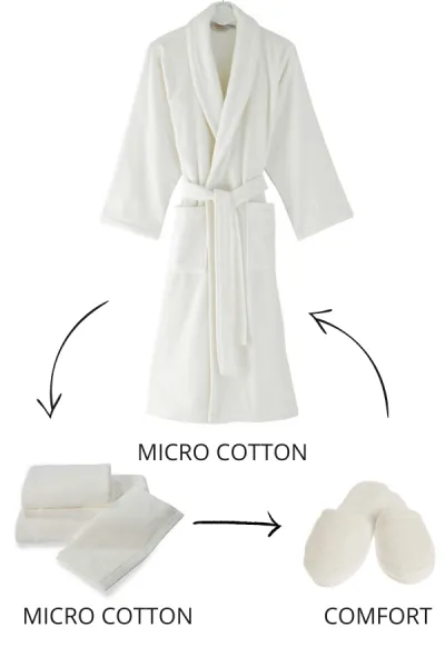 Soft Cotton Pánsky a dámsky župan MICRO COTTON