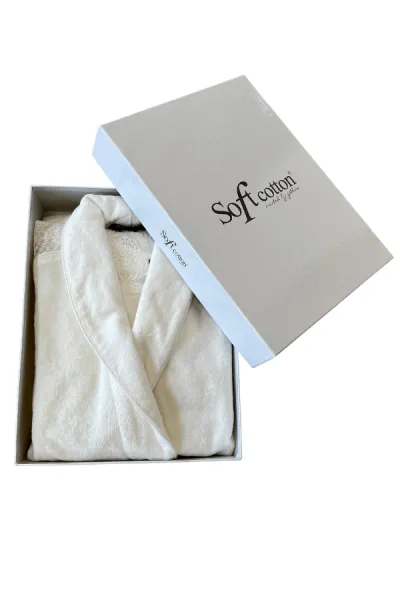 Soft Cotton Dámsky elegantný župan QUEEN v darčekovom balení