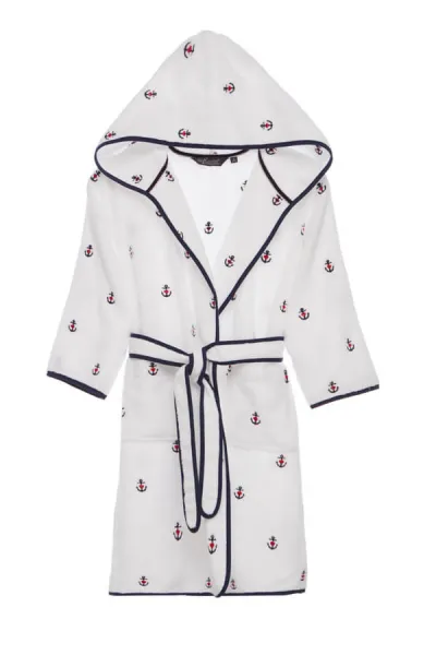 Soft Cotton Detský župan MARINE GIRL s kapucňou v darčekovom balení