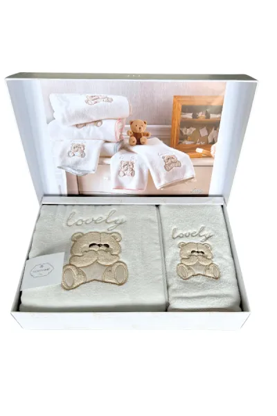 Soft Cotton Osuška a uterák LOVELY v darčekovom balení