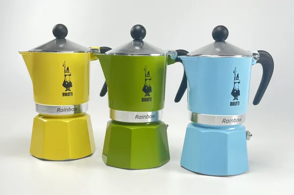 Modrý moka hrniec Bialetti Rainbow 3
