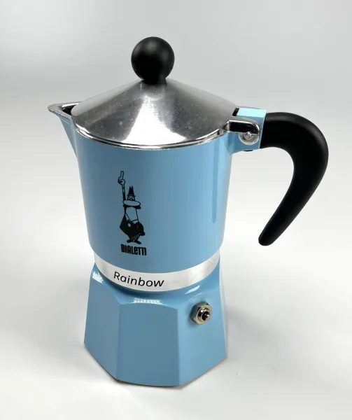 Modrý moka hrniec Bialetti Rainbow 3