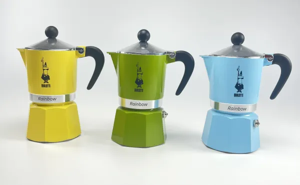 Modrý moka hrniec Bialetti Rainbow 3