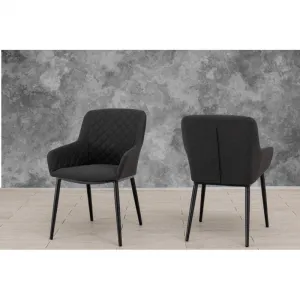 Záhradné kreslo PARIS LIKA-TEX antracit, luxusné DPMG22-S1-365A