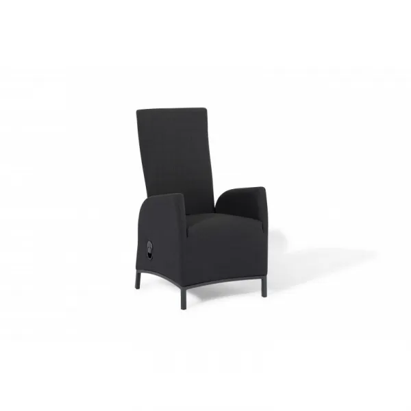 Záhradné kreslo PARIS LIKA-TEX antracit, luxusné, otočné DPMG22-S1-347A