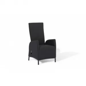 Záhradné kreslo PARIS LIKA-TEX antracit, luxusné, otočné DPMG22-S1-347A