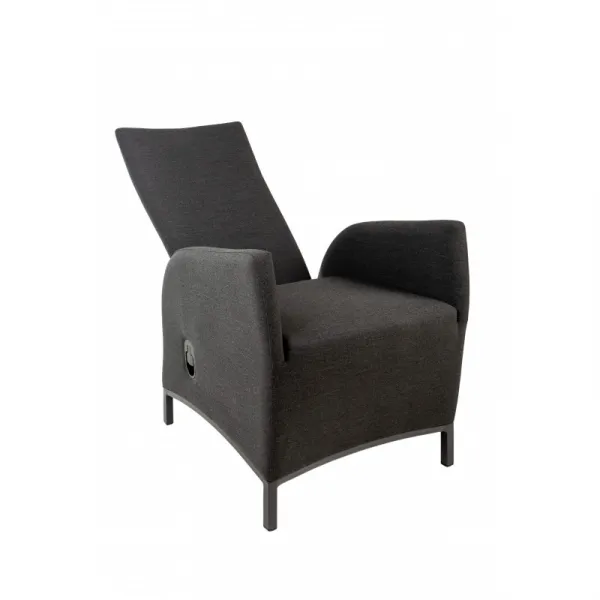 Záhradné kreslo PARIS LIKA-TEX antracit, luxusné, otočné DPMG22-S1-347A
