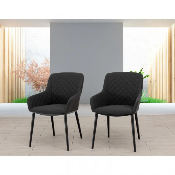 Záhradné kreslo PARIS LIKA-TEX antracit, luxusné DPMG22-S1-365A