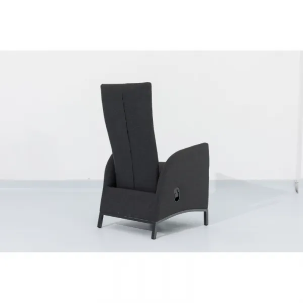 Záhradné kreslo PARIS LIKA-TEX antracit, luxusné, otočné DPMG22-S1-347A
