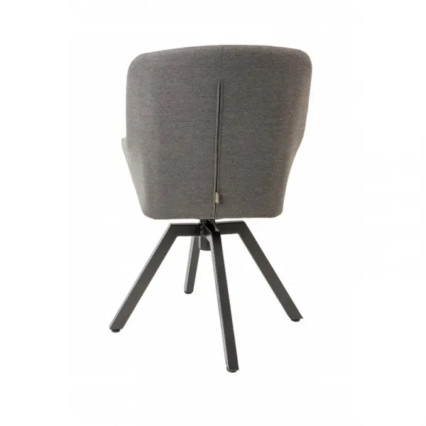 Záhradné kreslo PARIS LIKA-TEX sivé, luxusné, otočné DPMG22-S1-310S