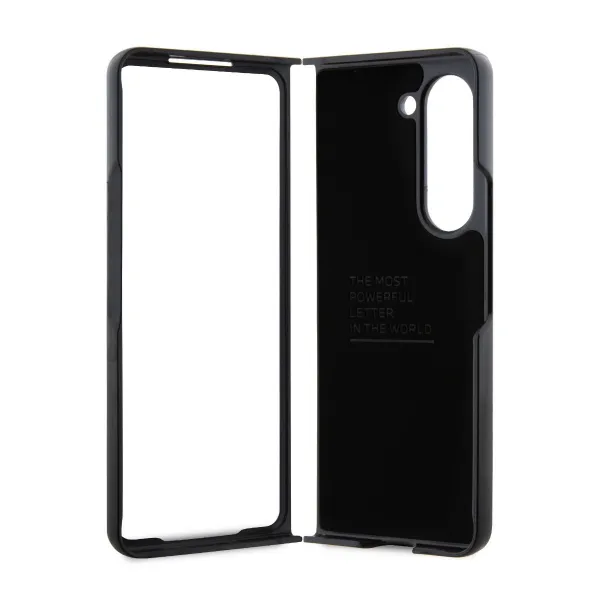 BMW PU CARBON Zadný kryt pre Samsung Galaxy Z Fold5 5G čierny